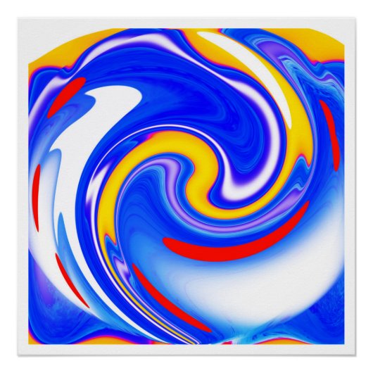 Golden way art perfect poster (Voorkant)