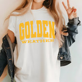 Golden Weather Shirt Beachy Vacation Shirt voor ha