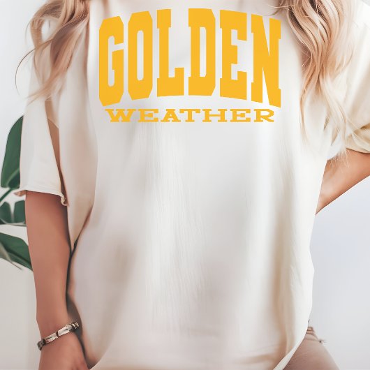 Golden Weather Shirt Beachy Vacation Shirt voor ha