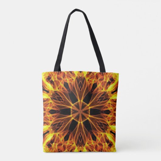 Golden Web B ~ Uit de filterkroes ~ Tote Bag (Achterkant)