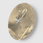 Golden Wedding 50th Jubileum 2021 Parents Gold Grote Klok (Hoek)