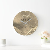 Golden Wedding 50th Jubileum 2021 Parents Gold Grote Klok (Huis)