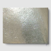 Golden Wedding 50th Jubileum Elegant Faux Gold Gastenboek (Achterkant)