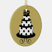 Golden Wedding 50th Jubileum Keepslag Keramisch Ornament (Rechts)