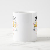 Golden Wedding Anniversary Coffee Mug Gift Grote Koffiekop (Voorkant)