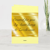 Golden Wedding Anniversay Kaart (Achterkant)