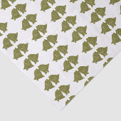 Golden Wedding Bells Tissuepapier (Detail)