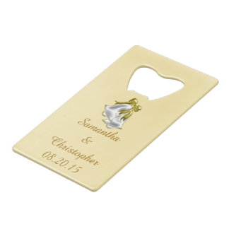 Golden Wedding Creditkaart Flessenopener