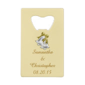 Golden Wedding Creditkaart Flessenopener (Achterkant)