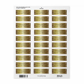 Golden Wedding Fireworks Etiket (Full Sheet)