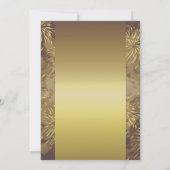 Golden Wedding Fireworks Kaart (Achterkant)