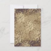 Golden Wedding Fireworks Save The Date (Achterkant)