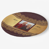 Golden Wedding Jubileum 50th Treasure Papieren Bordje (Gekanteld)