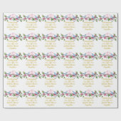 Golden Wedding Jubileum Cadeaupapier (Vlak)