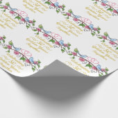 Golden Wedding Jubileum Cadeaupapier (Hoek)