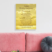 Golden Wedding Jubileum canvas (Insitu (Woonkamer))