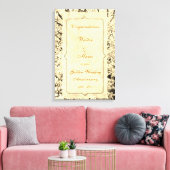  Golden Wedding Jubileum Canvas Afdruk (Insitu (Woonkamer))