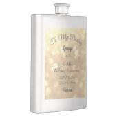 Golden Wedding Jubileum Classic Flask Flacon (Rechts)