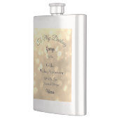 Golden Wedding Jubileum Classic Flask Flacon (Links)