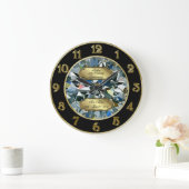 Golden Wedding Jubileum Clock Grote Klok (Huis)