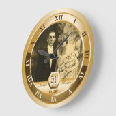 Golden Wedding Jubileum  Foto Gift Grote Klok (Hoek)