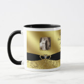 Golden Wedding Jubileum Foto koffie Mok (Links)