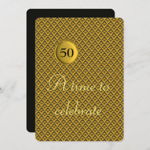 Golden Wedding Jubileum Kaart