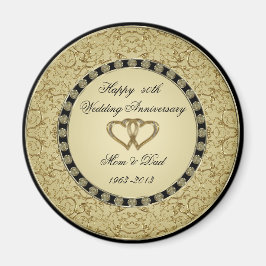 Golden Wedding Jubileum Magnet