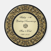 Golden Wedding Jubileum Magnet (Voorkant)