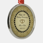 Golden Wedding Jubileum Ornament (Rechts)