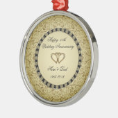 Golden Wedding Jubileum Ornament (Links)