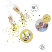 Golden Wedding Jubileum Party Confetti