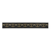 Golden Wedding Jubileum Ribbon Grosgrain Lint (Voorkant)
