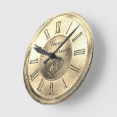 Golden Wedding Jubileum Ronde Klok (Hoek)