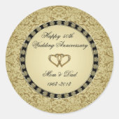 Golden Wedding Jubileum Sticker (Voorkant)