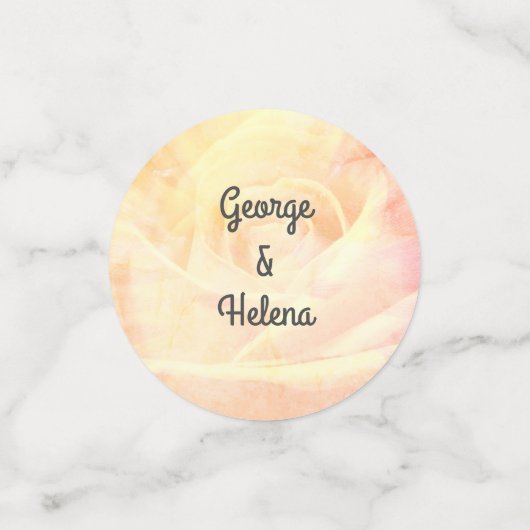 Golden Wedding Jubileum tafel Confetti (Kleine voorkant)