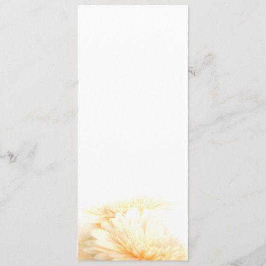 Golden Wedding Menu Kaart (Achterkant)