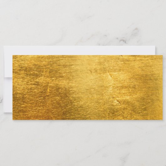 Golden Wedding Party Ticket Uitnodiging (Achterkant)