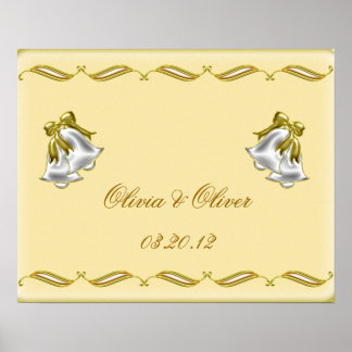 Golden Wedding Poster