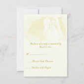 Golden Wedding RSVP Kaartje (Achterkant)