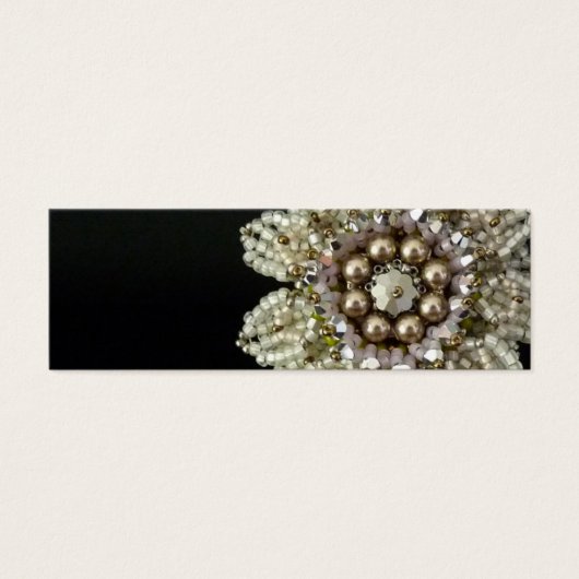 Golden Wedding Skinny Visitekaartje (Voorkant)