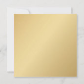 Golden -Wedding-uitnodiging Kaart (Achterkant)