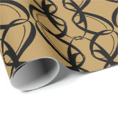 Golden Wedding, Verloving & Jubileum - Paar Cadeaupapier (Rol Hoek)