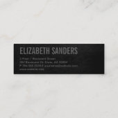 Golden Wereldbol | Uitvoerend | Mini Visitekaartje (Achterkant)