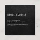 Golden Wereldbol | Uitvoerend | Vierkante Visitekaartje (Achterkant)