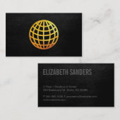 Golden Wereldbol | Uitvoerend | Visitekaartje (Voorkant / Achterkant)