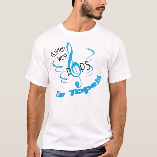 Golden West Pop is Topje T T-shirt (Voorkant)