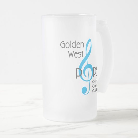 Golden West Pop Logo Mok (Voorkant rechts)
