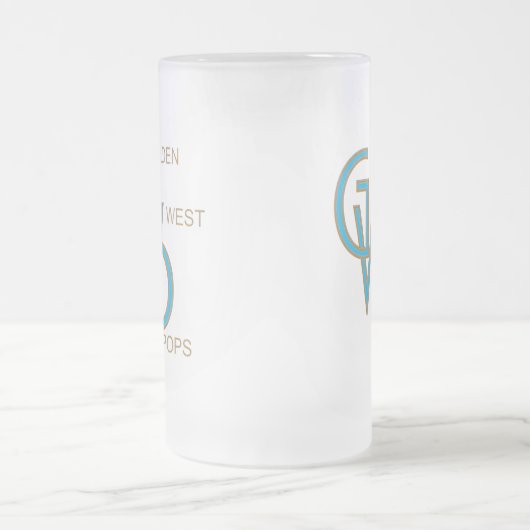 Golden West-Poppen met een monogramme mok (Center)