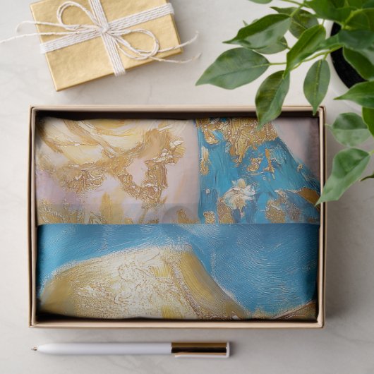 Golden Western Glam Decoupage Tissuepapier (Geschenk)